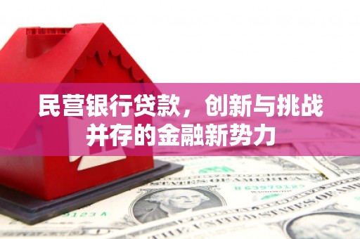 桐城民营银行贷款，创新与挑战并存的金融新势力