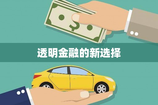 桐城透明金融的新选择