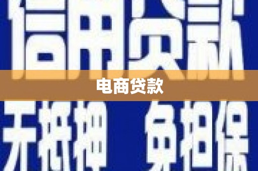 桐城电商贷款