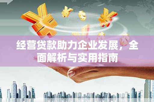 桐城经营贷款助力企业发展，全面解析与实用指南