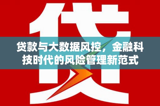 桐城贷款与大数据风控，金融科技时代的风险管理新范式