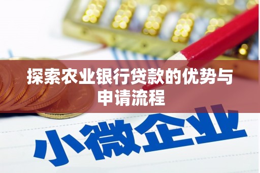 桐城探索农业银行贷款的优势与申请流程