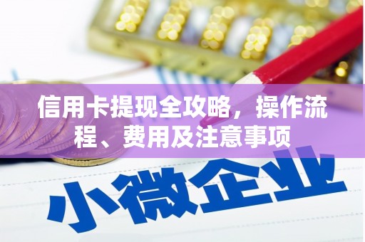 桐城信用卡提现全攻略，操作流程、费用及注意事项