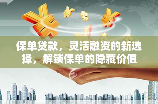 桐城保单贷款，灵活融资的新选择，解锁保单的隐藏价值