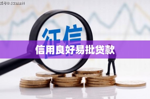 桐城信用良好易批贷款