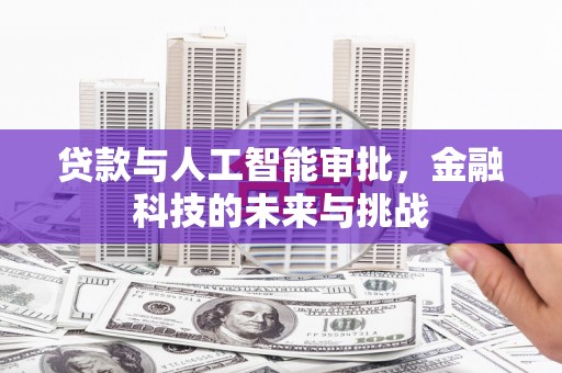 桐城贷款与人工智能审批，金融科技的未来与挑战