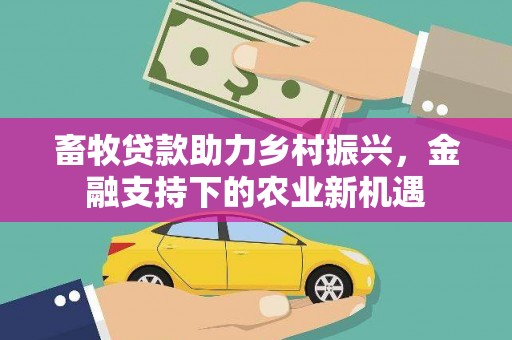桐城畜牧贷款助力乡村振兴，金融支持下的农业新机遇