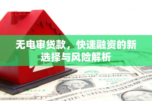 桐城无电审贷款，快速融资的新选择与风险解析