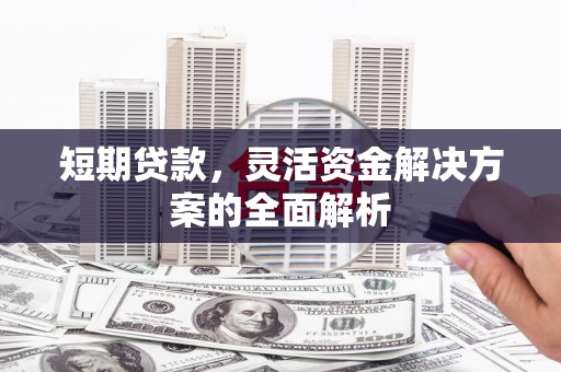 桐城短期贷款，灵活资金解决方案的全面解析