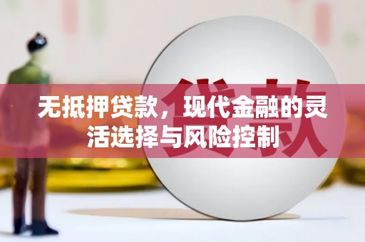 桐城无抵押贷款，现代金融的灵活选择与风险控制