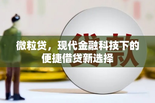 桐城微粒贷，现代金融科技下的便捷借贷新选择