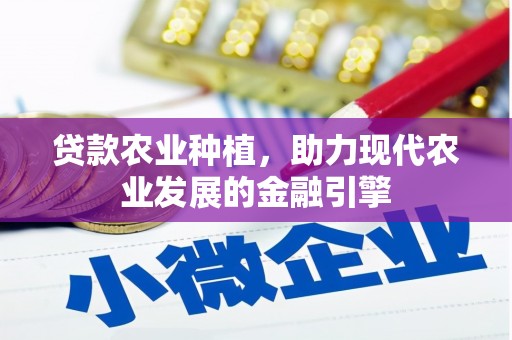 桐城贷款农业种植，助力现代农业发展的金融引擎