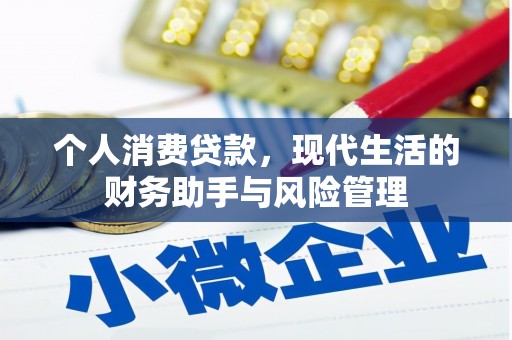 桐城个人消费贷款，现代生活的财务助手与风险管理
