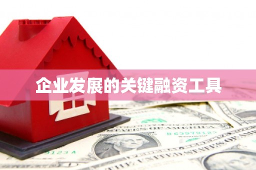桐城企业发展的关键融资工具