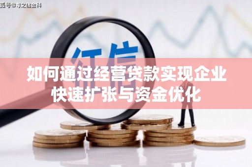 桐城如何通过经营贷款实现企业快速扩张与资金优化