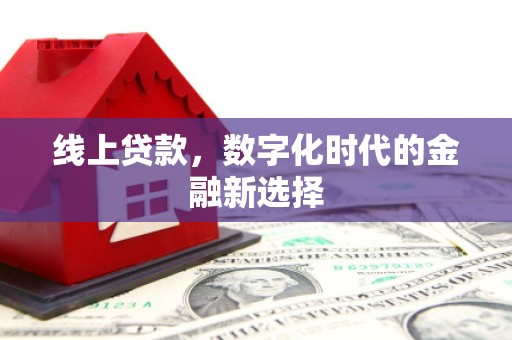 桐城线上贷款，数字化时代的金融新选择