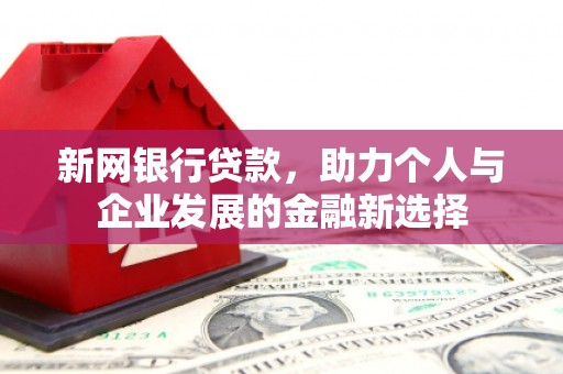 桐城新网银行贷款，助力个人与企业发展的金融新选择