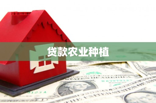 桐城贷款农业种植