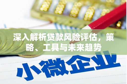 桐城深入解析贷款风险评估，策略、工具与未来趋势