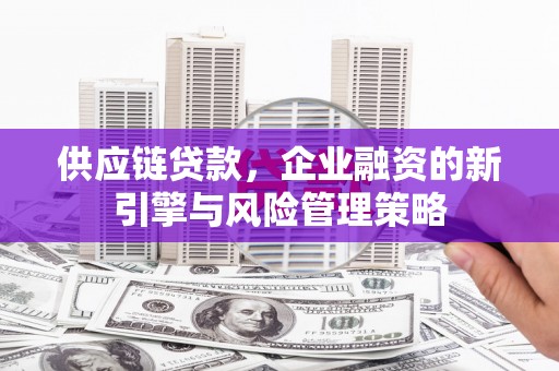 桐城供应链贷款，企业融资的新引擎与风险管理策略