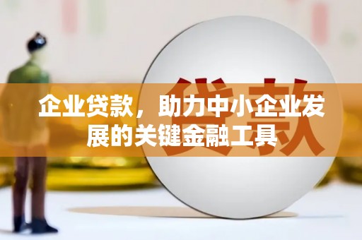 桐城企业贷款，助力中小企业发展的关键金融工具