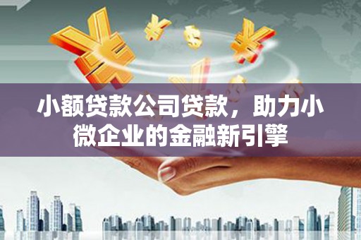 桐城小额贷款公司贷款，助力小微企业的金融新引擎