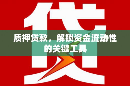 桐城质押贷款，解锁资金流动性的关键工具