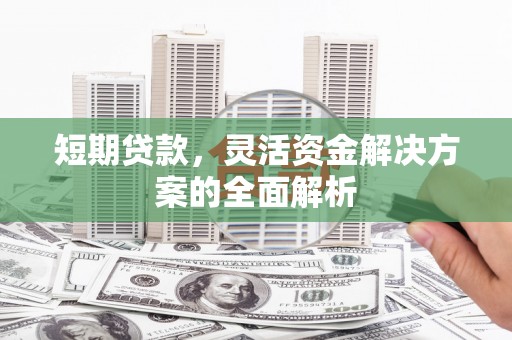 桐城短期贷款，灵活资金解决方案的全面解析