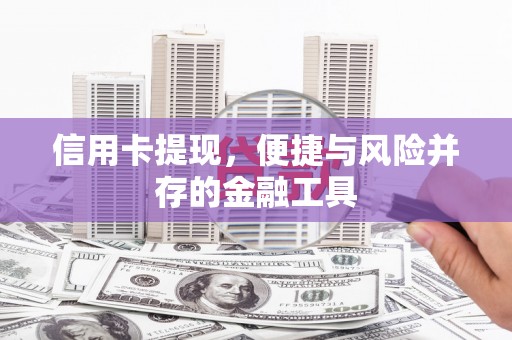 桐城信用卡提现，便捷与风险并存的金融工具