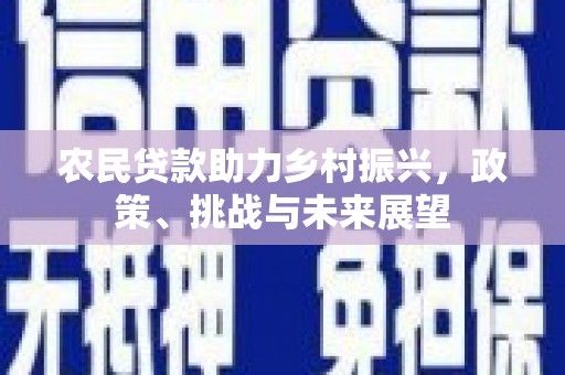 桐城农民贷款助力乡村振兴，政策、挑战与未来展望