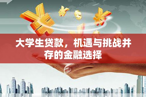 桐城大学生贷款，机遇与挑战并存的金融选择