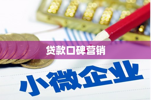 桐城贷款口碑营销