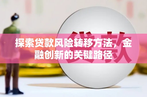 桐城探索贷款风险转移方法，金融创新的关键路径
