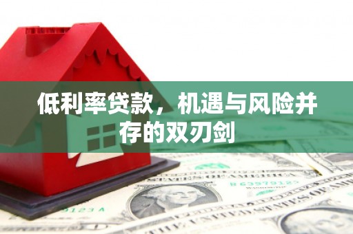 桐城低利率贷款，机遇与风险并存的双刃剑
