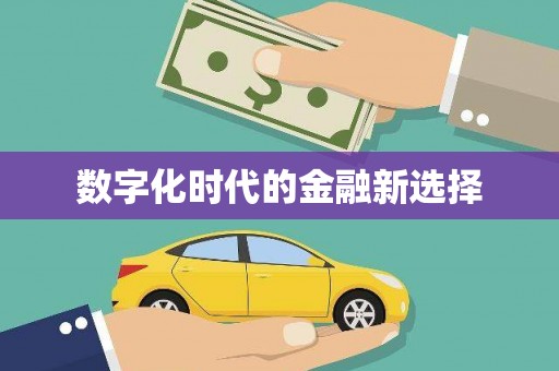 桐城数字化时代的金融新选择