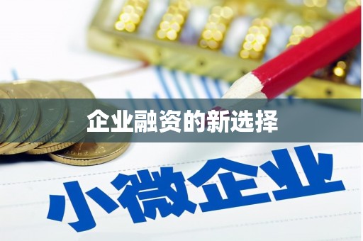 桐城企业融资的新选择
