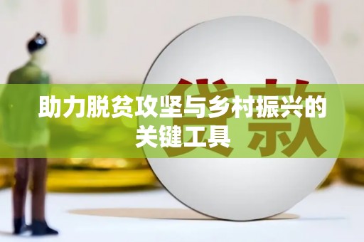 桐城助力脱贫攻坚与乡村振兴的关键工具