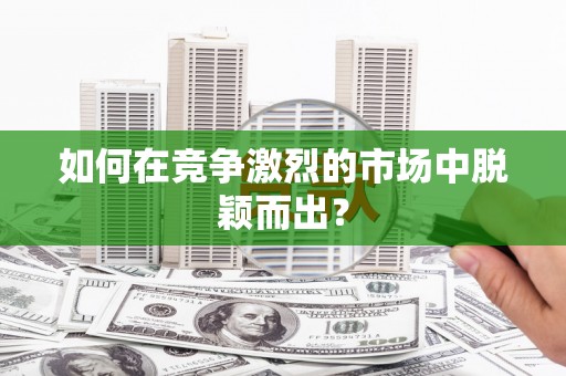桐城如何在竞争激烈的市场中脱颖而出？
