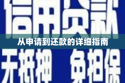 桐城从申请到还款的详细指南