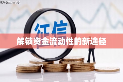 桐城解锁资金流动性的新途径