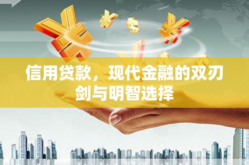 桐城信用贷款，现代金融的双刃剑与明智选择