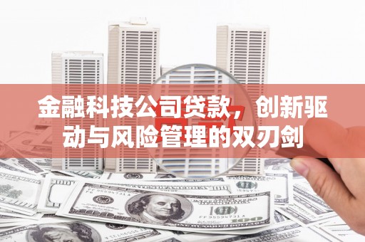 桐城金融科技公司贷款，创新驱动与风险管理的双刃剑